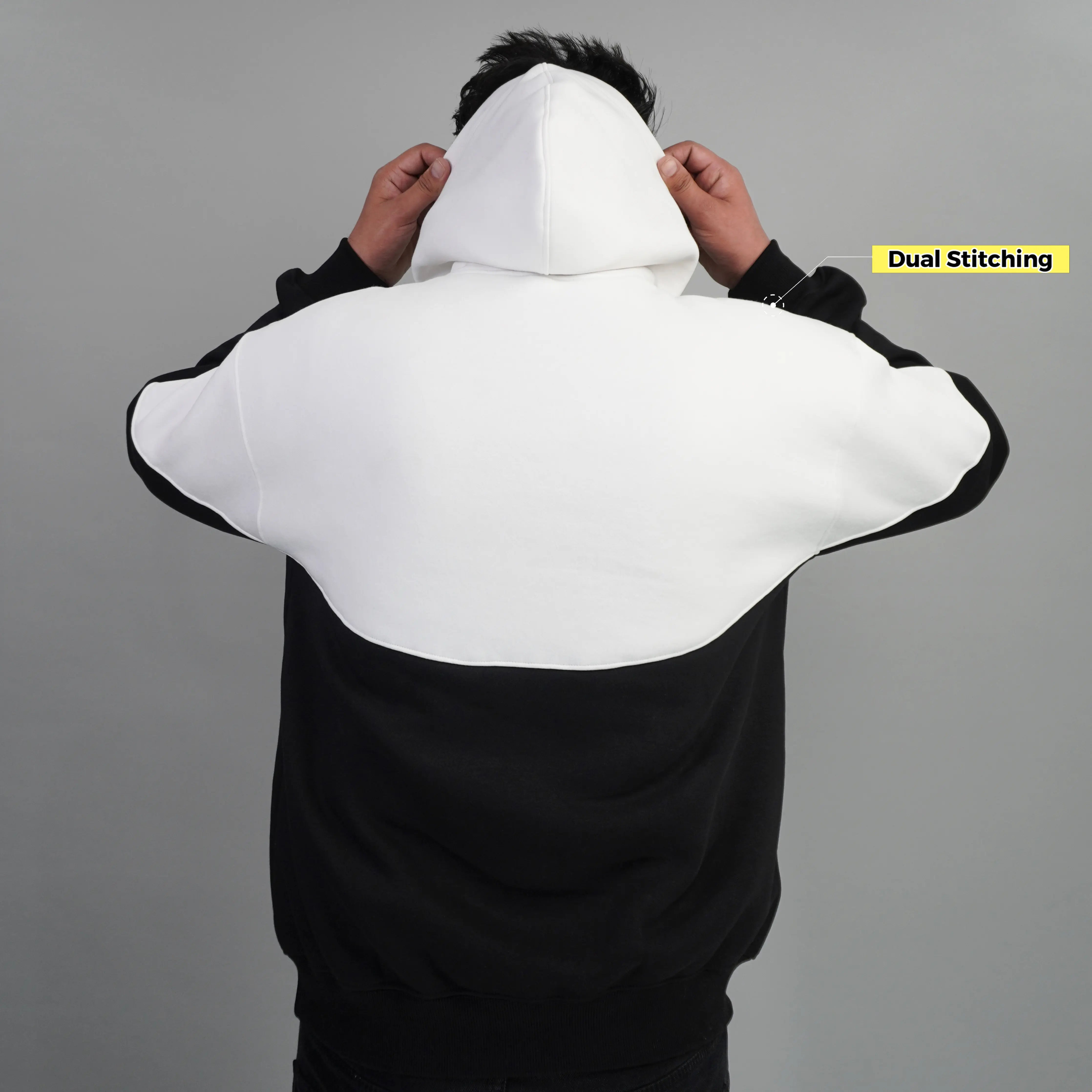 White Oversized Hoodie